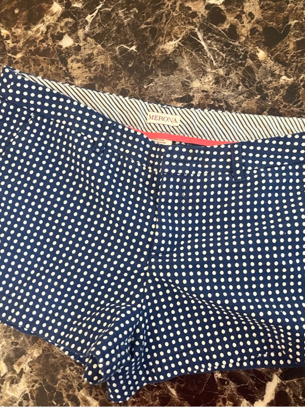 Merona Blue Polka Dot Shorts